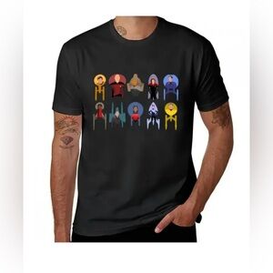 Star Trek theme NEW SIZE XL Black Graphic Tee